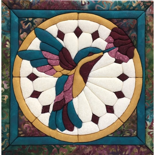 Quilt Magic&#xAE; Hummingbird No Sew Wall Hanging Kit